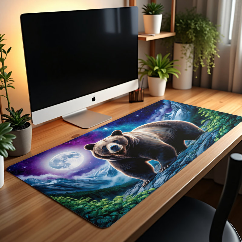 Polyester Desk Pad, 14.4x12.1