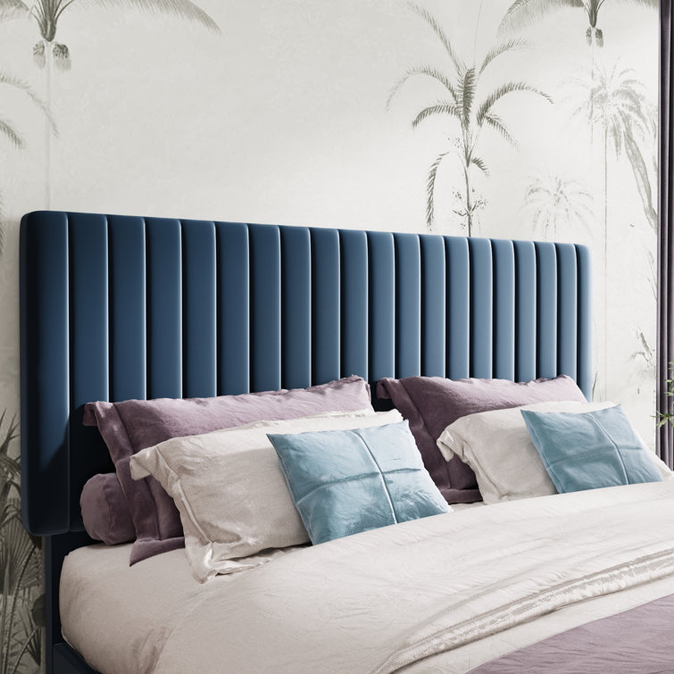 Dunphy Upholstered Platform Bed with Adjustable Headboard