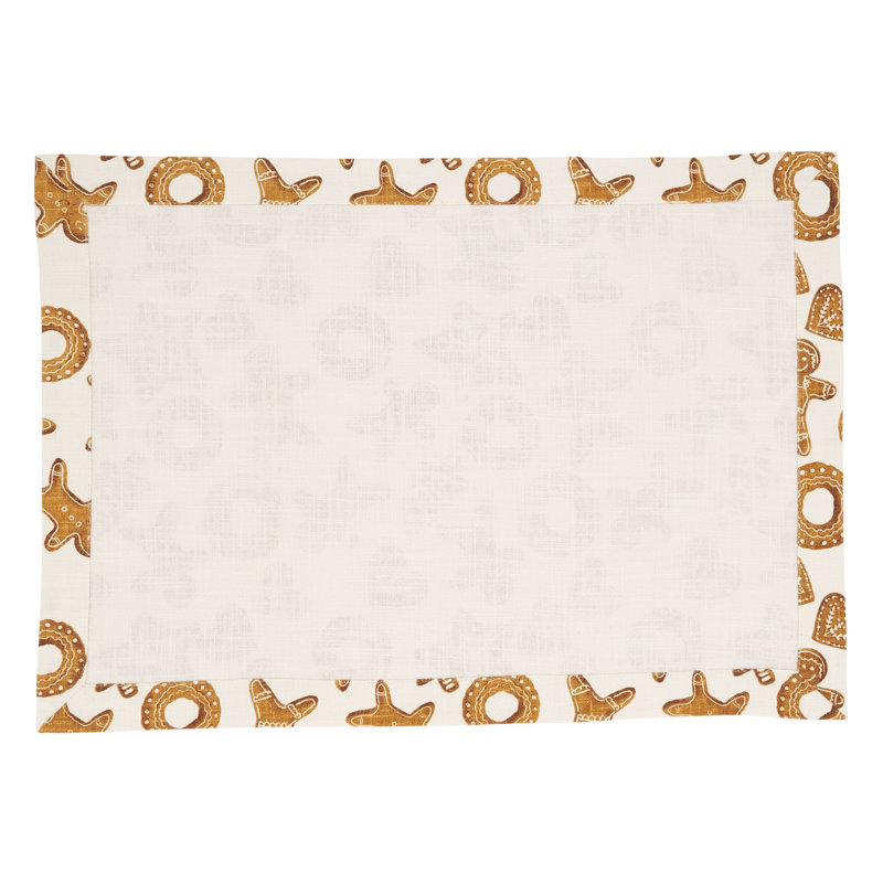 Napperons Gingerbread Design (ensemble de 4)