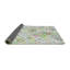 Tapis à motif géométrique vert-2002656994