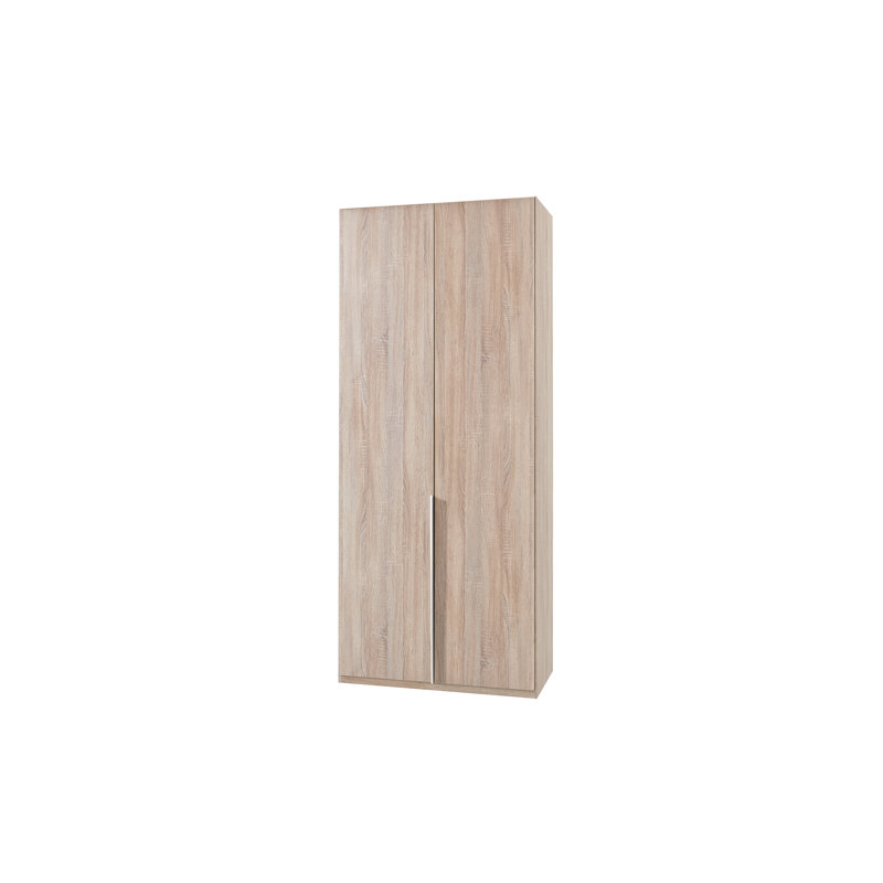 Agdal 2 Door Manufactured Wood Wardrobe, Oak 