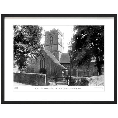 Church Stretton, St Laurence's Church 1904 by Francis Frith - Single Picture Frame Print
