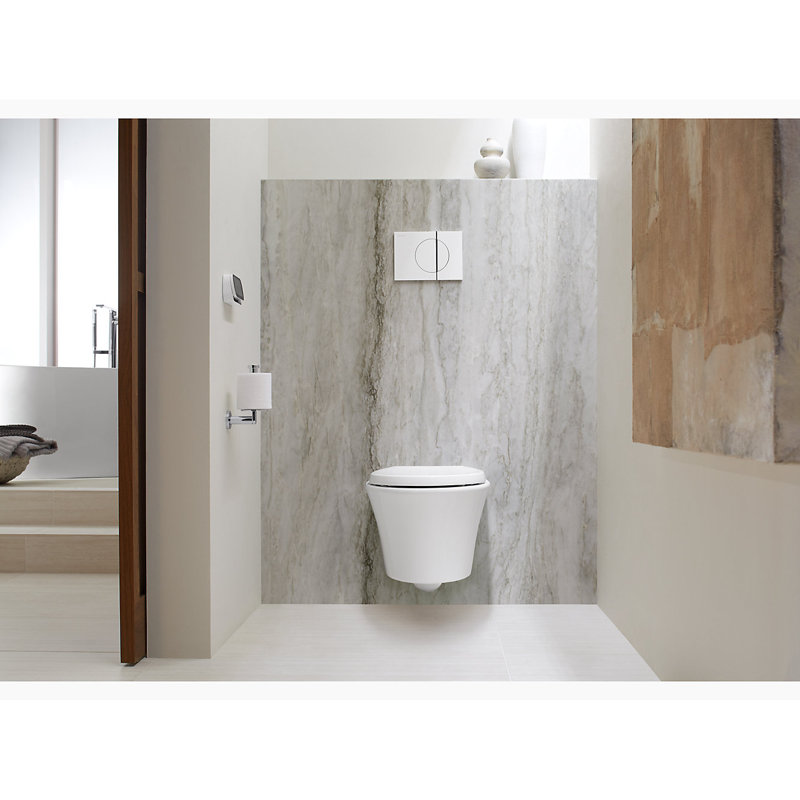 Veil® 1.6 gbf Elongated Wall Hung Toilets (Seat Included), Almond