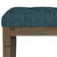 Banc de repose-pieds touffeté à aspect lin l 48 po Waverly-5543069