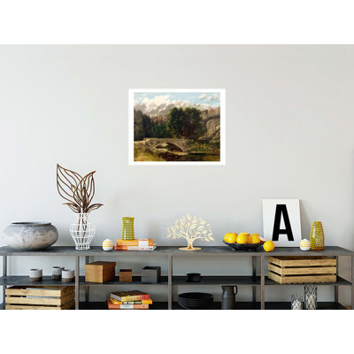 Le Pont de Fleurie, Suisse, impression giclée par Courbet