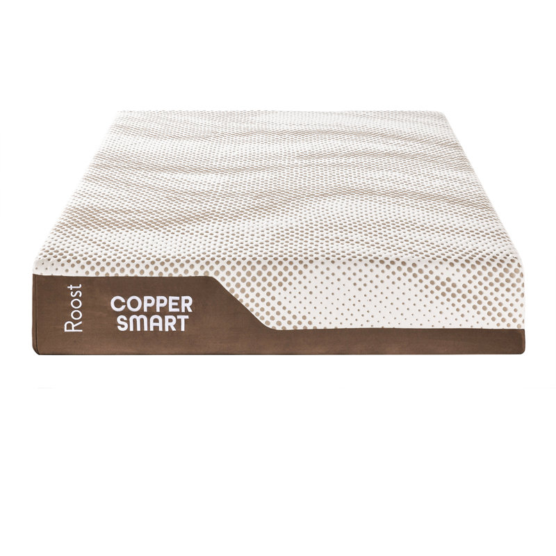 Roost 14-Inch Copper Smart Thermic Gel Memory Foam Hybrid Mattress, Full