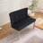 Velvet Double Loveseat Bench, Kitchen & Dining Seating, 2-Seat Tufted Bench with Handmade Buttons-1328156731-1327352638