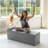 Kami Convertible Chaise / Bed Bench for Yoga & Massage - 2-In-1 Ottoman with Yoga Lounge Chair-2008459066