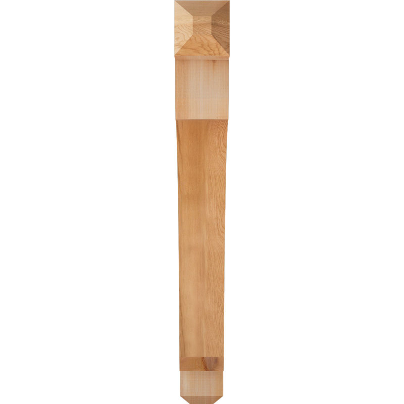 Support l 3 3 po x P 30 po x H 34 po Legacy Craftsman, Western Red Cedar (Smooth), H 34 po x l 3,5 po x P 30 po