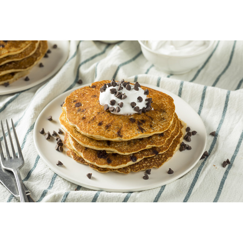 Chocolate Chip Pancakes - Wrapped Canvas Print, 81cm H x 122cm W x 3.8 cm D