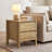 19.7"W 2-Drawer Nightstand-534154623