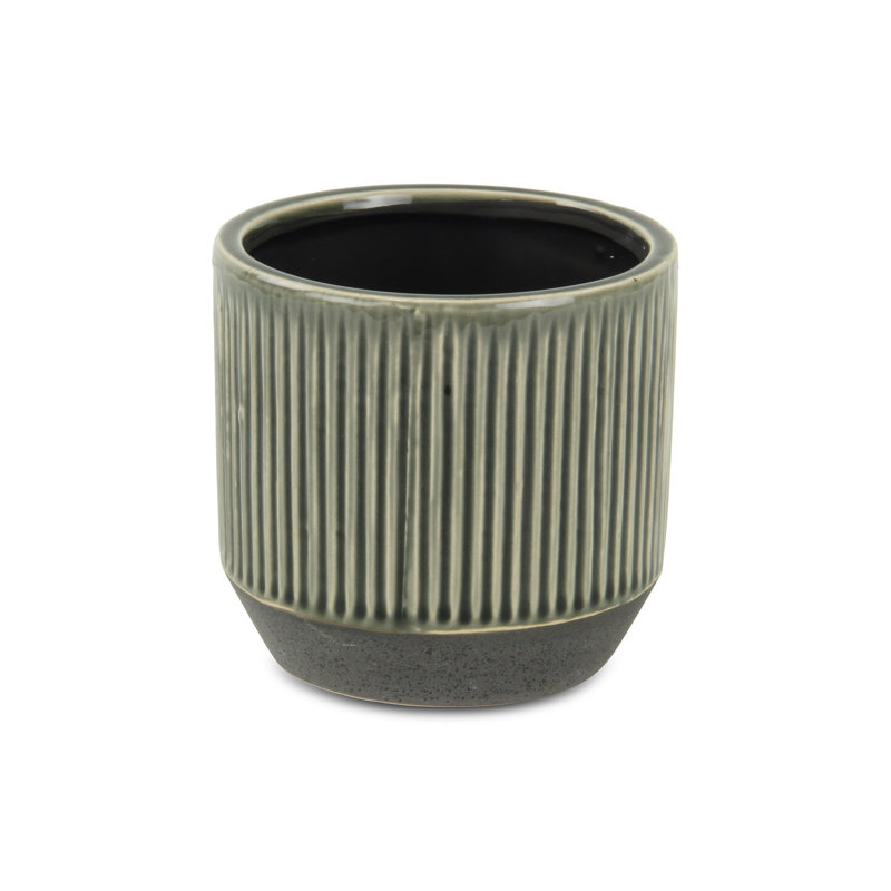 Jatin Handmade Pot Planter, 5.25" H x 5.5" W x 5.5" D