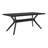 Muhsina Cross Leg Rectangular Dining Table-804823879-786504166