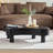 Modern Handcraft Drum Coffee Table, Irregular Shaped Coffee Table