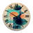 Marquetta Solid Wood Wall Clock-1382445222