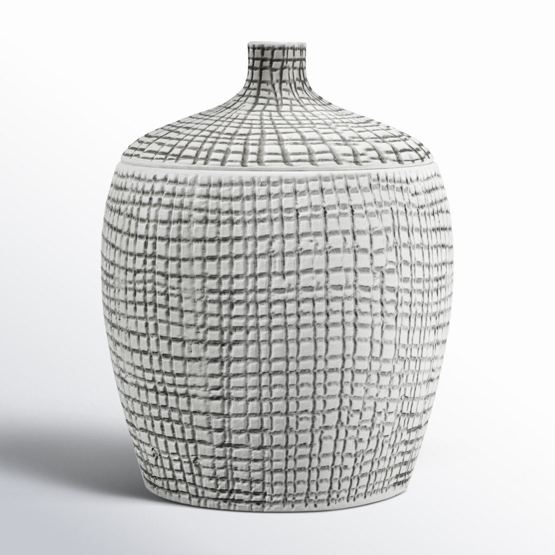 Jazmine Porcelain China Bathroom Storage Container AllModern