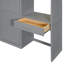 Lit escamotable mural avec bureau, armoire supérieure et tablettes de rangement, lit pliable peu encombrant-1654845061-1654845062