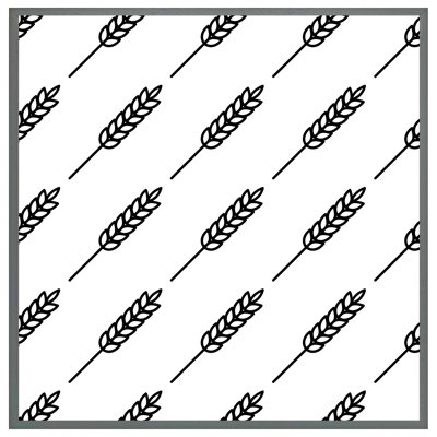 Wheat Single Picture Frame Wall Art