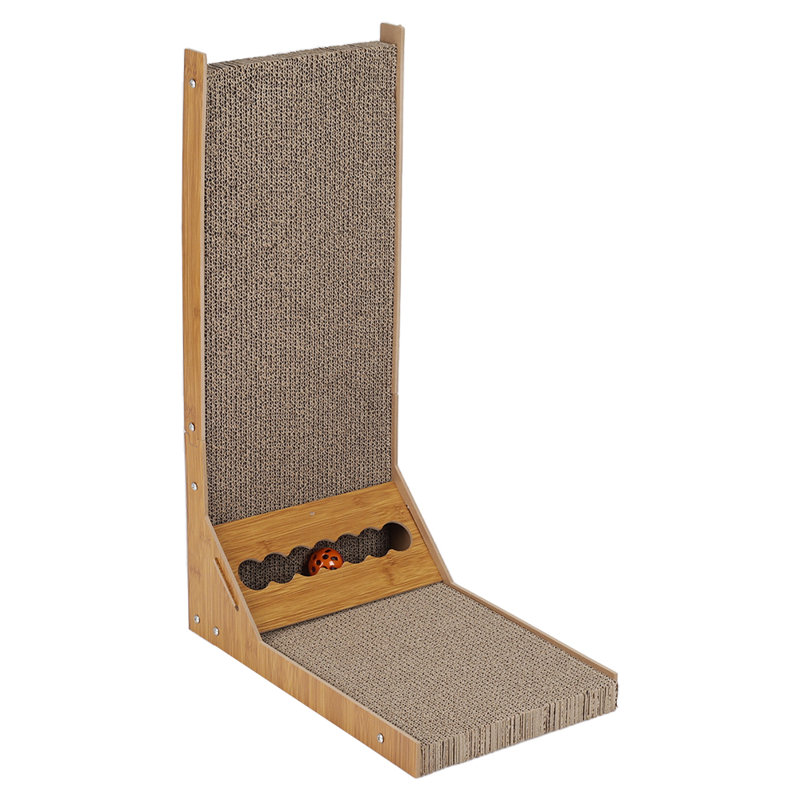 Hidevale Cat Scratching Post Cat Bed with Toy