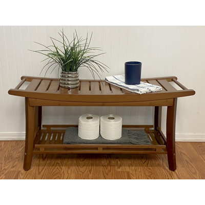Talreja Solid Wood Spa Style Bench