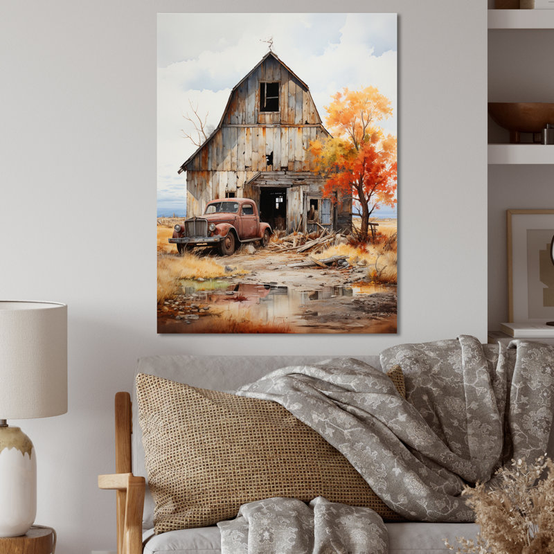 Barns Rustic Charm IX - Décoration murale de ferme en métal, H 20 po x l 12 po
