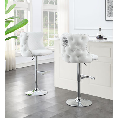Tabouret de bar en velours
