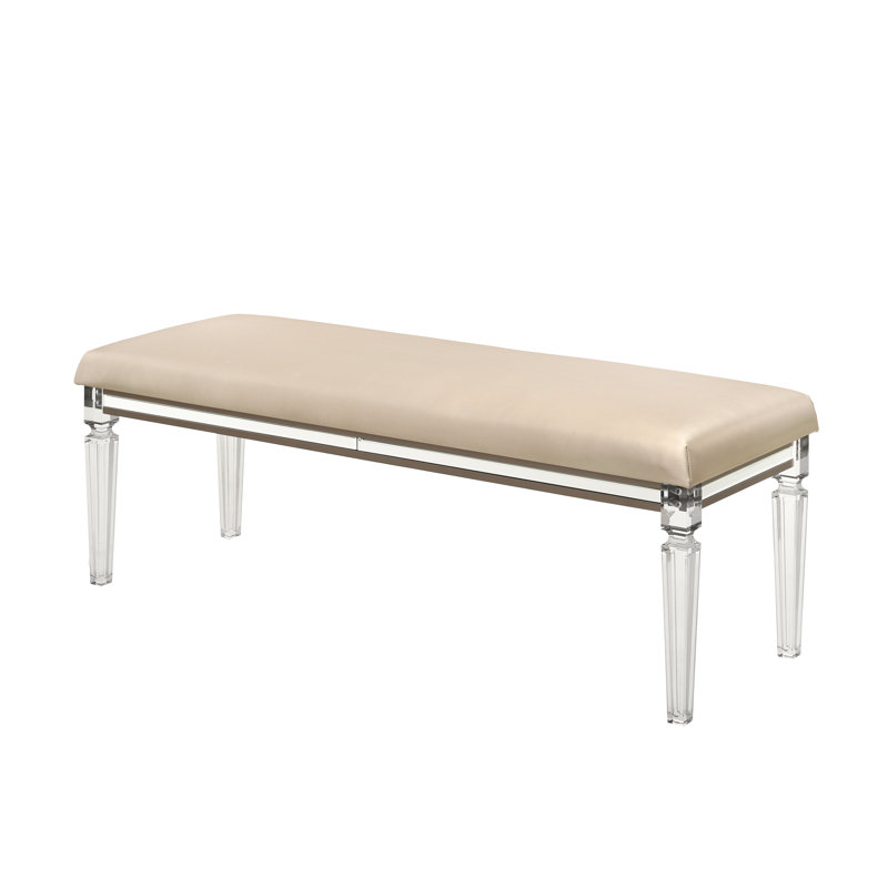 Banc en simili cuir Henrieke