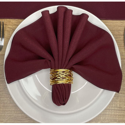 Atara Polyester Solid Colour Square Napkin