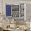 Armoire de toilette 3 en 1, armoire à pharmacie murale de 36 pouces avec tablette réglable et porte à fermeture en douceur, miroir haute définition avec rangement pour meuble-lavabo de salle de bain-670894941