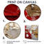 «Cardinal Sin Retro Delight Abstract Red & Gold», reproduction d'art sur toile-1681620894-1681620868