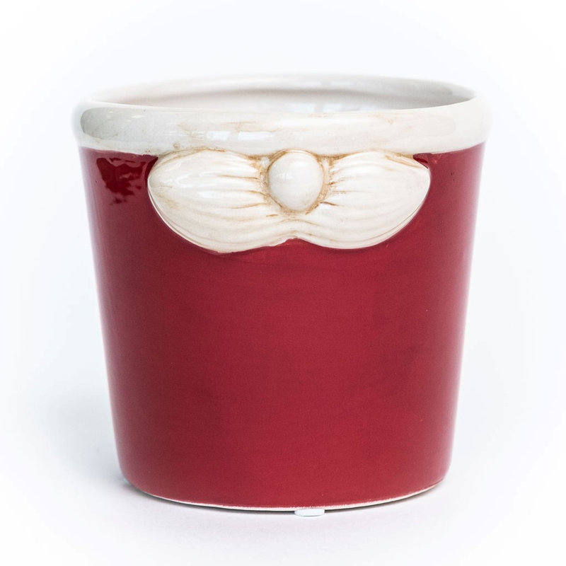 Pot à fleurs Jessy Santa's Mustache, H 4,1 po x l 4,5 po x P 4,5 po