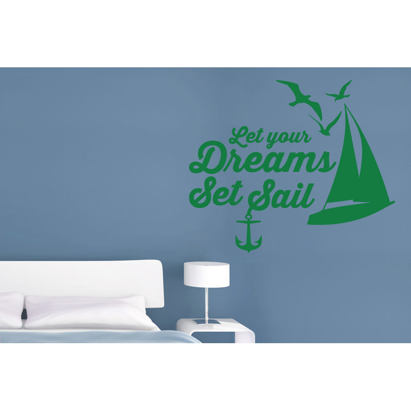 Nautical & Beach Wall Decal, Medium, Green