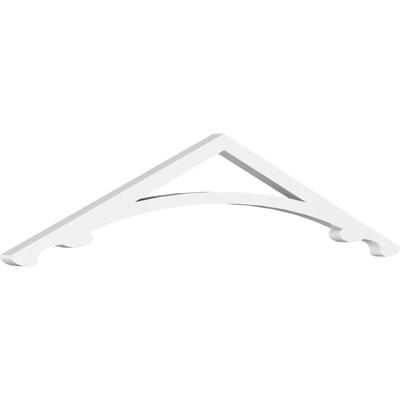 Pignon en PVC de qualité architecturale Legacy, H 7,5 po x l 36 po x P 1 po, 5 / 12