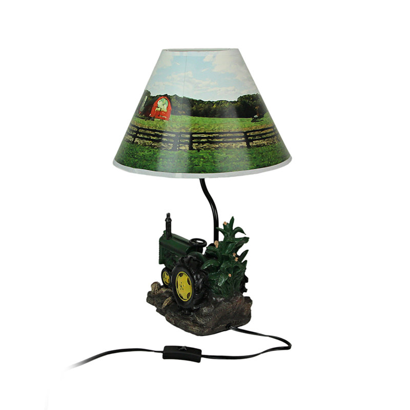 Ensemble de lampe de table vert 19 po Amorita