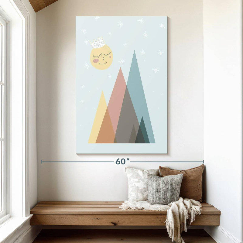 Avery Pastel Scandi Nursery I, H 51 po x l 34 po