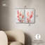 Bougainvillea Set Canvas Set of 2 Elegant Floral Art by -1106872277-1106872273