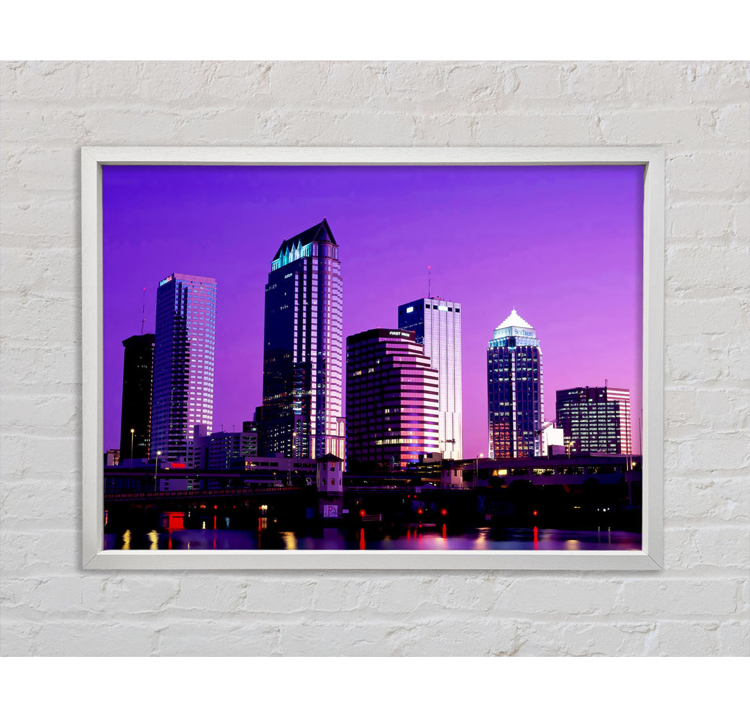 Miami Purple Nights - Druck