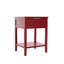 Abriela 40cm W Solid + Manufactured Wood Bedside Table-1401455958