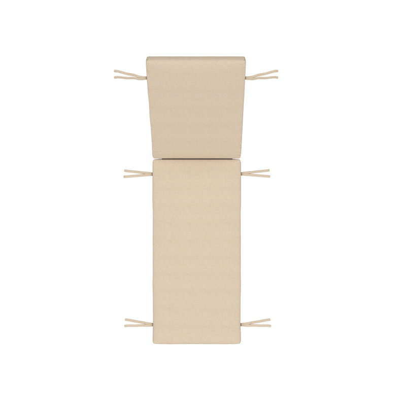 Coussin de chaise longue d'extérieur Lani Sunbrella®, L 22,5 po x P 74 po, Sunbrella Bliss sable