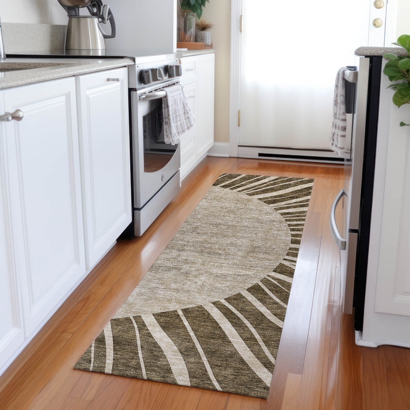 Tapis intérieur / extérieur Ayush, Tapis de couloir 2 pi 3 po x 7 pi 6 po