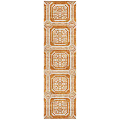 Premium Machine Washable Elize AMF1451 Geometric Rug