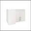 Armoire de cuisine murale en L avec 2 portes et 3 tablettes