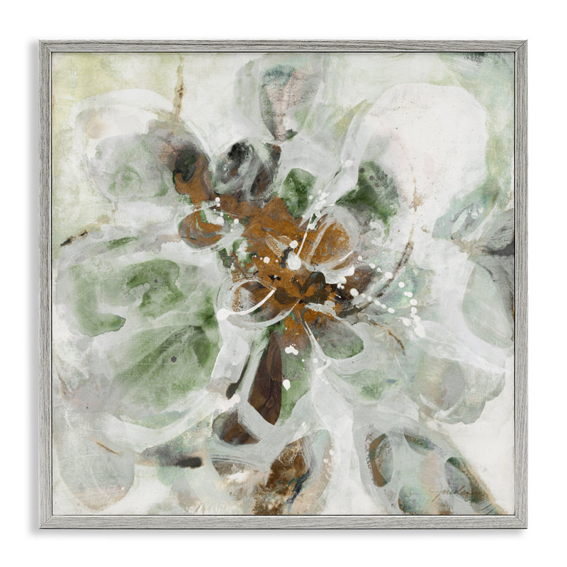 Giclée à mouvement brun et beige, design par Liz Jardine, H 12 po x l 12 po, Estampe numérique Farmhouse