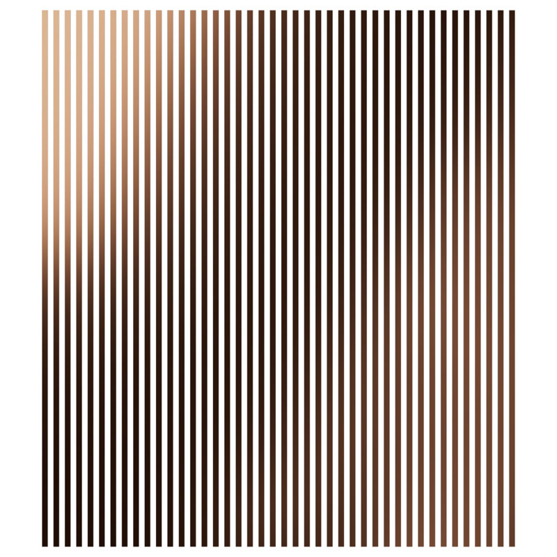 Adjustable Acrylic Slat Wall Panel Kit, 94" H x 42" W, Bronze Mirror