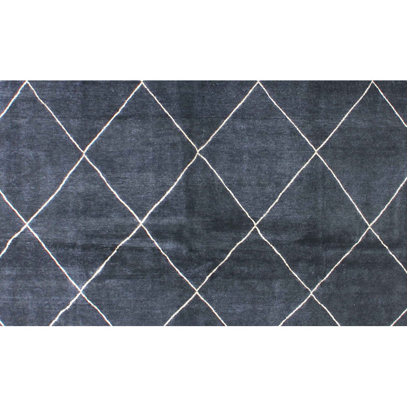 Abstract Hand Woven Area Rug, Rectangle 285cm x 376cm 