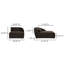 AMELIA RIGHT ARM FACING CHAISE ESPRESSO-93584584