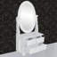 Cleasby Dressing Table with Mirror