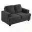 Causeuse confortable en velours moderne-1756801268