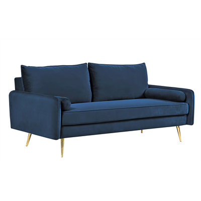 Canapé Mid-Century en velours