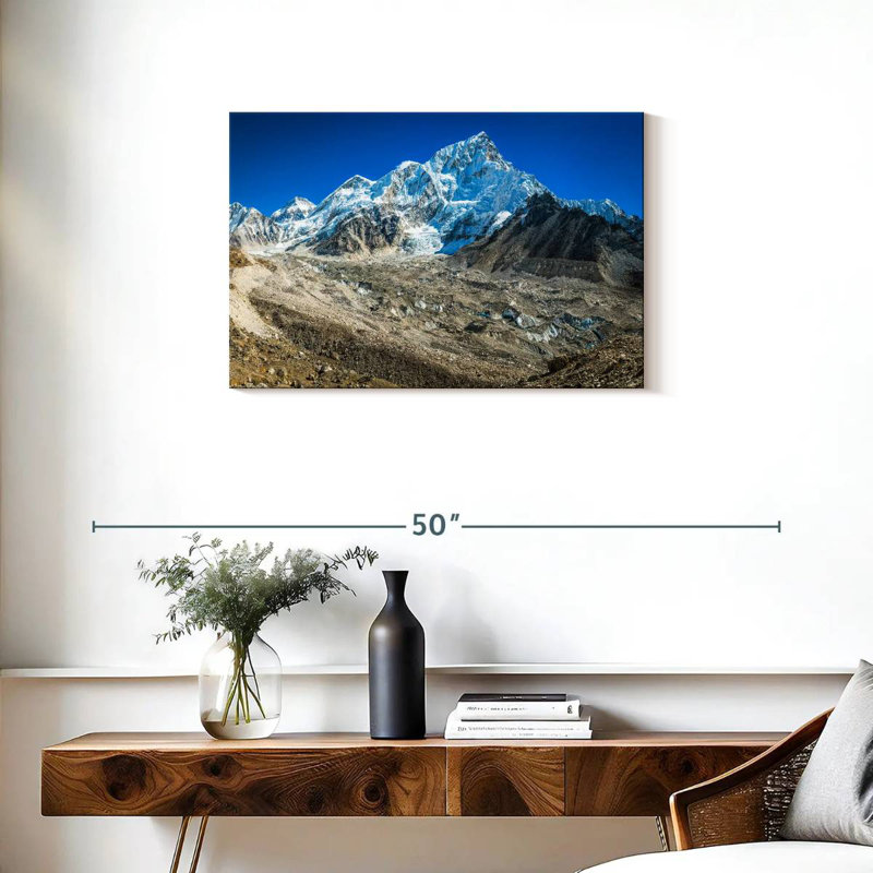 Nuptse Above Khumbu Glacier, 20" H x 30" W